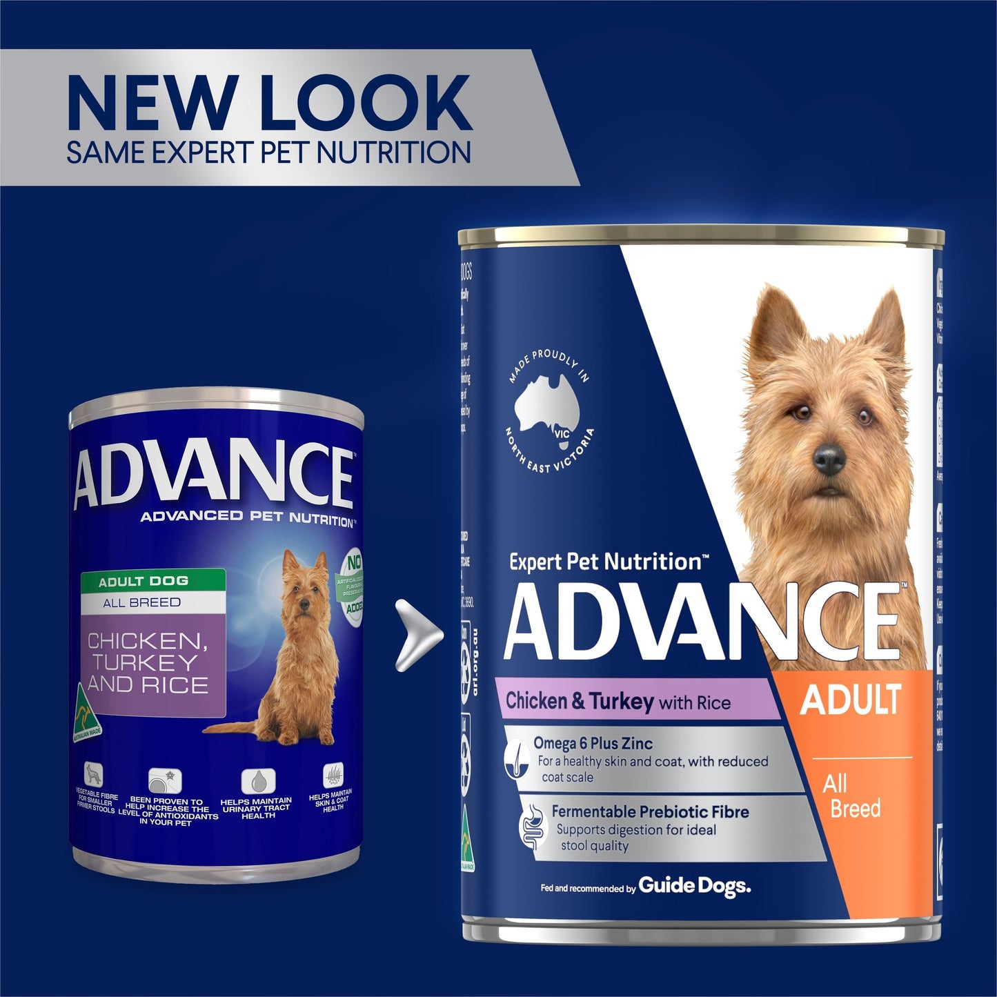 ADVANCE Wet Dog Food Chicken & Turkey with Rice