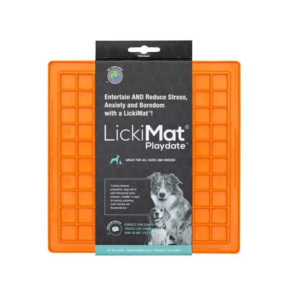 LickiMat Classic Playdate Orange