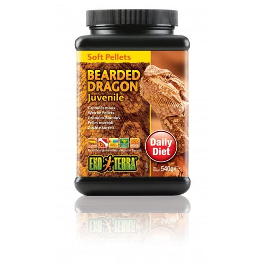 Exo Terra Bearded Dragon Food Juvenile Soft Pellets