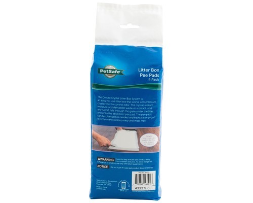 PetSafe Litter Box Replacement Pee Pad 4 Pack