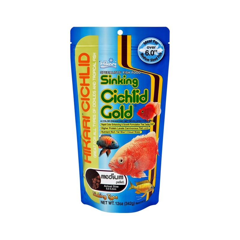 Hikari Sinking Cichlid Gold Medium 343g