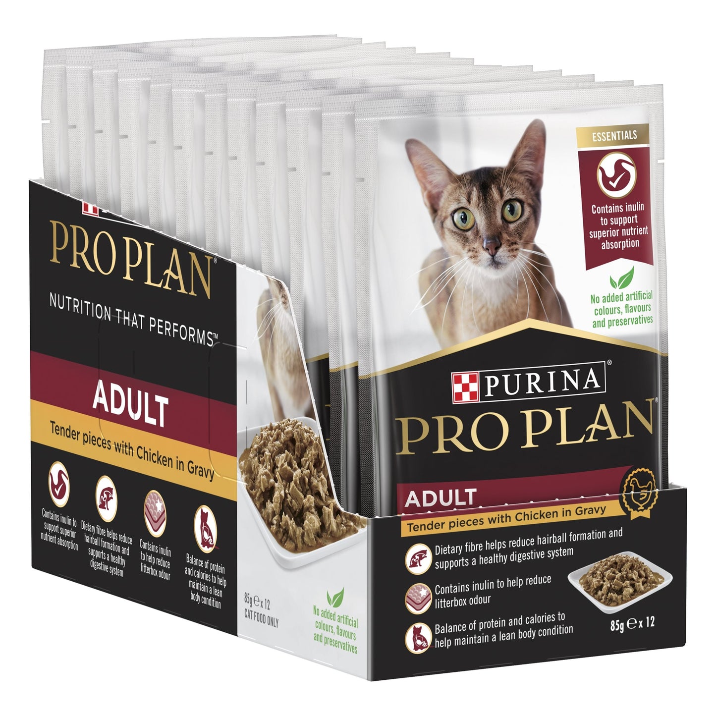 Pro Plan Cat Chicken Gravy Wet Cat Food Pouches