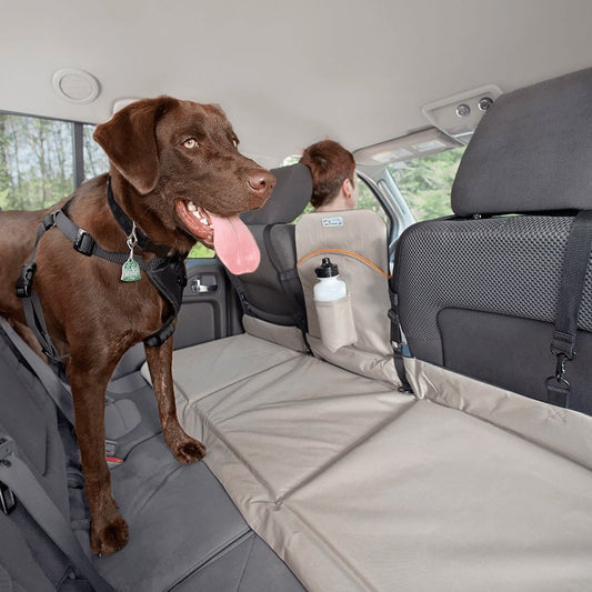 KURGO Backseat Bridge Cover Black/Hampton Sand