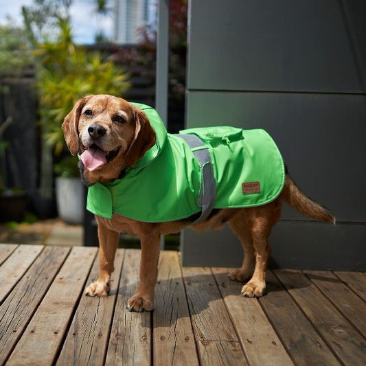 Kazoo Rainy Days Coat Neon Green