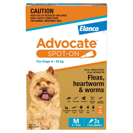 Advocate Dog Medium Blue 4-10KG