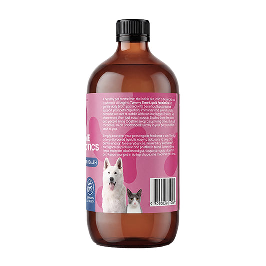 Ipromea Tummy Time Liquid Probiotics for Dogs and Cats 500ml