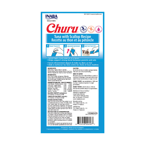 Inaba Churu Tuna with Scallop Recipe 4pk