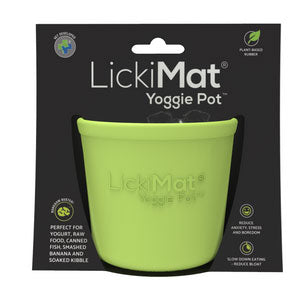 LickiMat Yoggie Pot Green