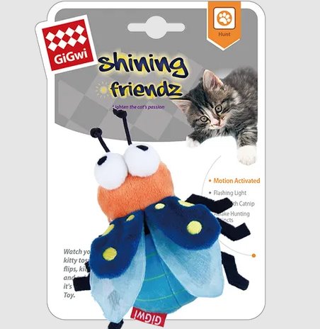 GiGwi Shining Friends Firefly with Catnip