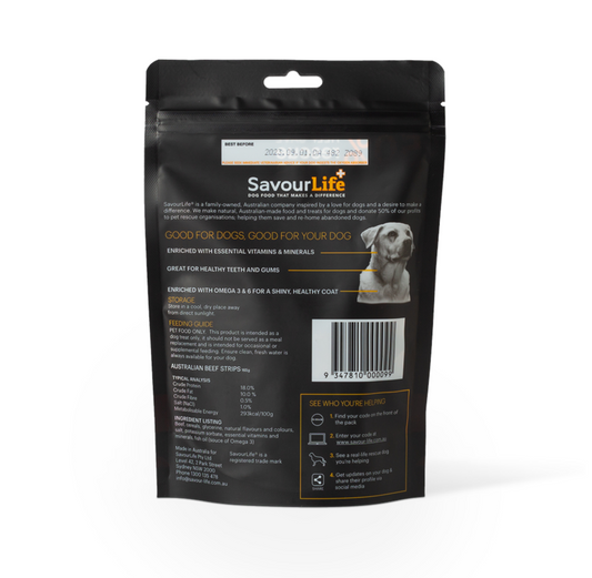 SavourLife Australian Beef Strips 165g