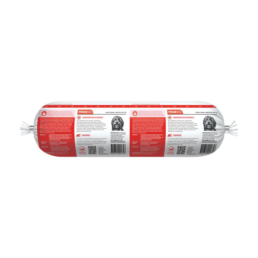 Prime100 SK-G SPD Duck & Sweet Potato Roll 2kg