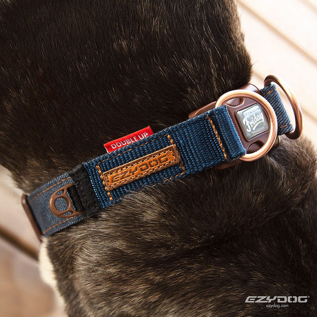 EzyDog Double Up Collar Denim
