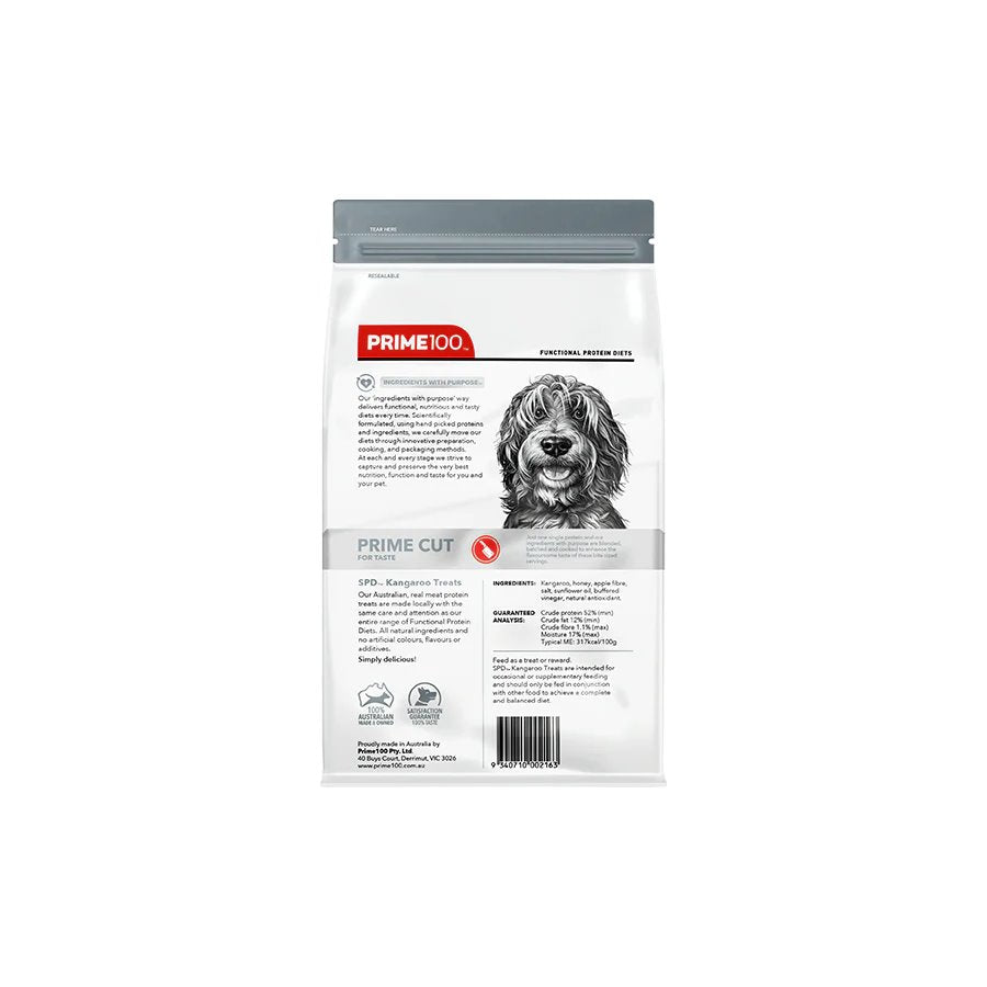 Prime100 SPD Prime Cut Kangaroo Treats 100g