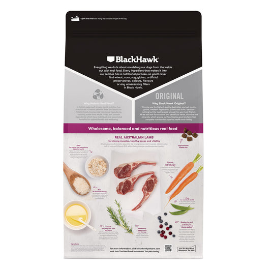 Black Hawk Original Adult Dog Small Breed Lamb & Rice Dry Dog Food