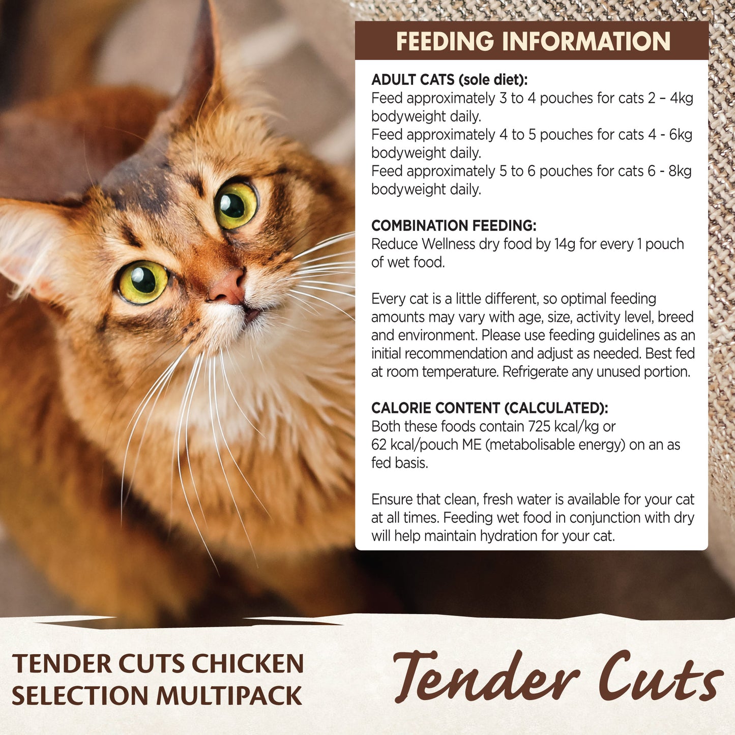 Wellness Core Tender Cuts for Cats Chicken Selection Multipack