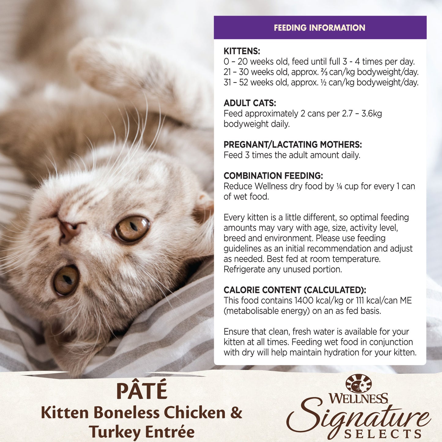 Wellness Core Signature Selects for Kitten Chicken & Turkey Entree Pate