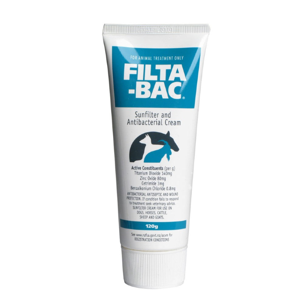 Filta-Bac Sunscreen and Anti-Bacterial Cream 120g