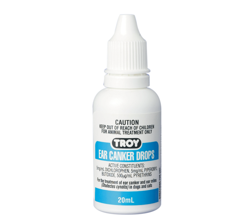 Troy Ear Canker Drops 20ml