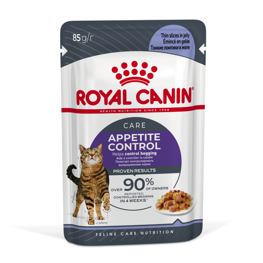 Royal Canin Appetite Control Wet Cat Food Pouches in Jelly