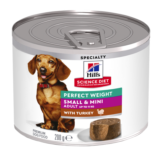 Hill's Science Diet Adult Perfect Weight Small & Mini with Turkey Canned Dog Food