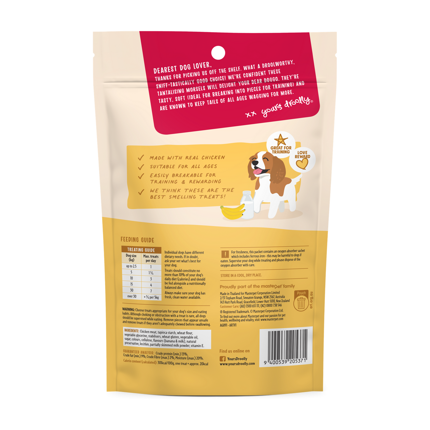 Yours Droolly Double Delight Milk & Banana