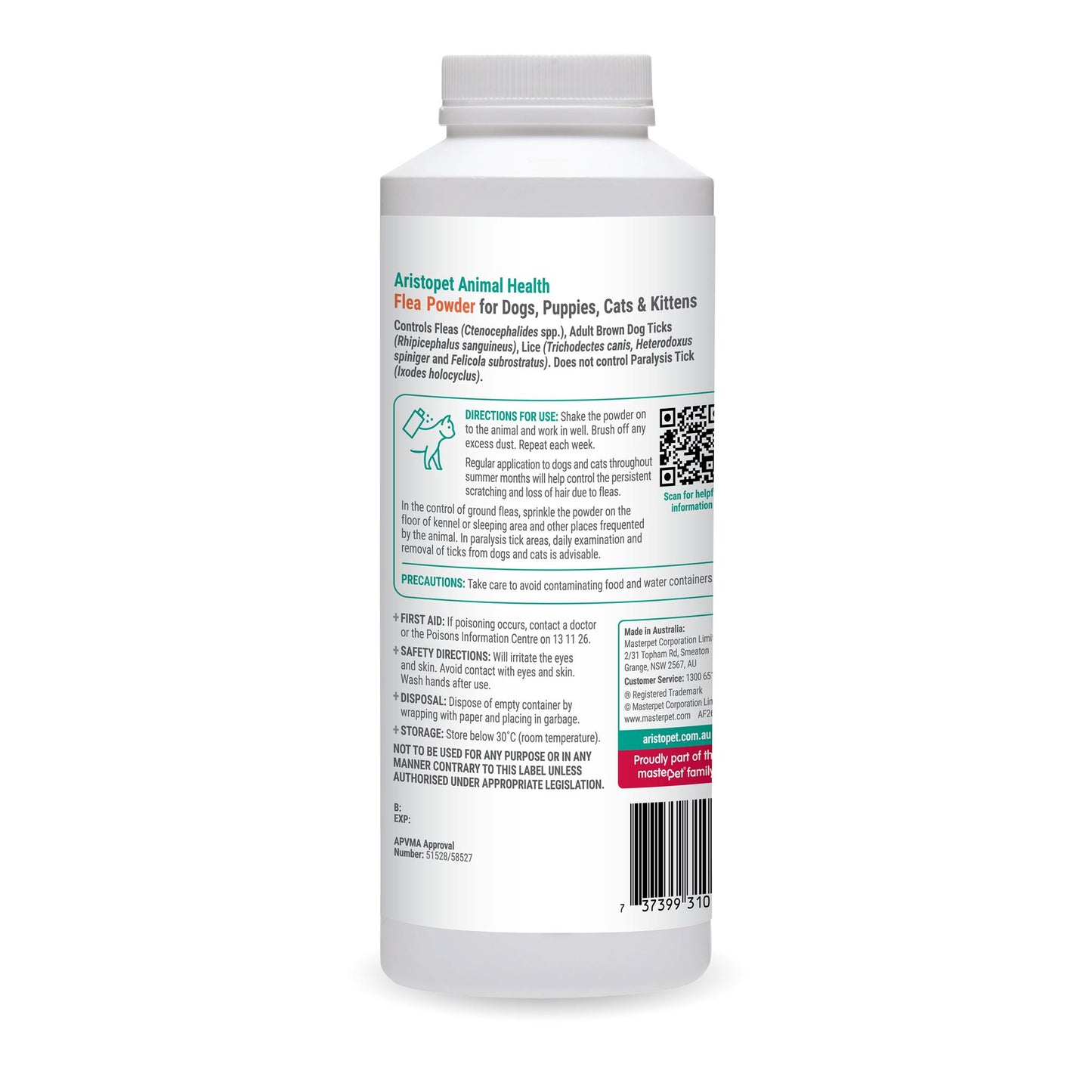 Aristopet Flea Powder For Dogs & Cats