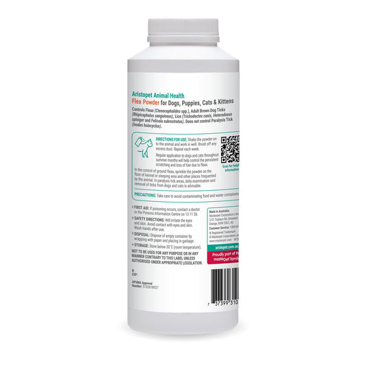Aristopet Flea Powder For Dogs & Cats