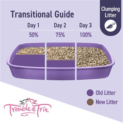 Trouble and Trix Odour Neutralising Lavender Litter 15L (WAREHOUSE PICK UP & LOCAL DELIVERY ONLY)