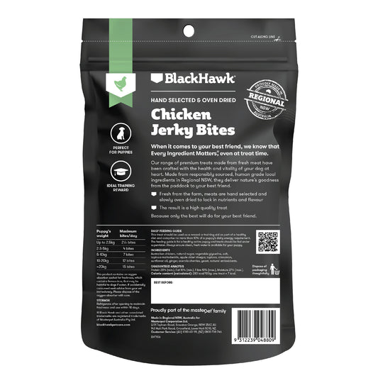 Black Hawk Chicken Jerky Bites Puppy Treats