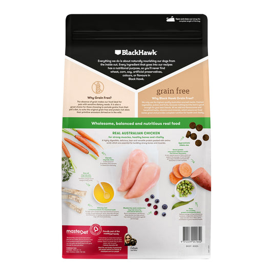 Black Hawk Grain Free Adult All Breeds Chicken Dry Dog Food