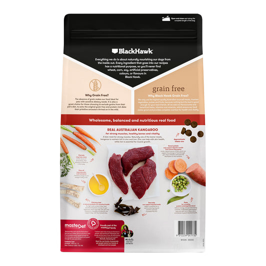 Black Hawk Grain Free Adult All Breeds Kangaroo Dry Dog Food