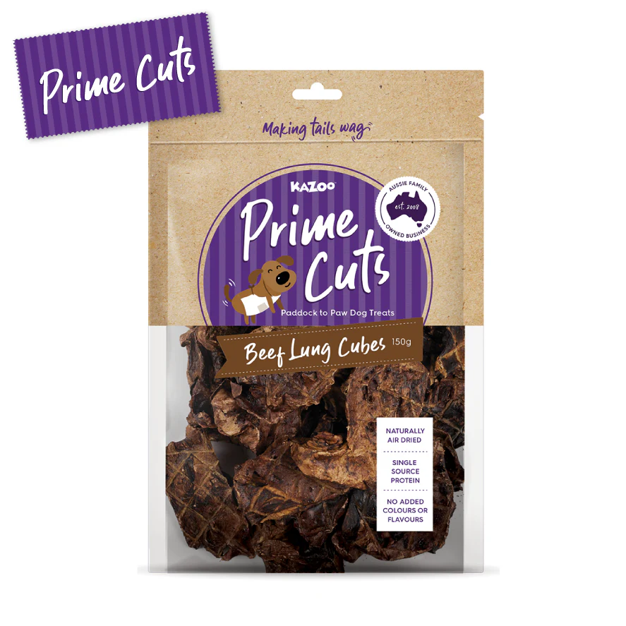 Kazoo Prime Cuts Beef Lung Cubes