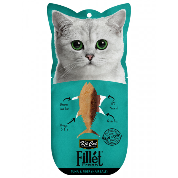 Kit Cat Fillet Fresh Tuna & Fiber (Hairball) 30g