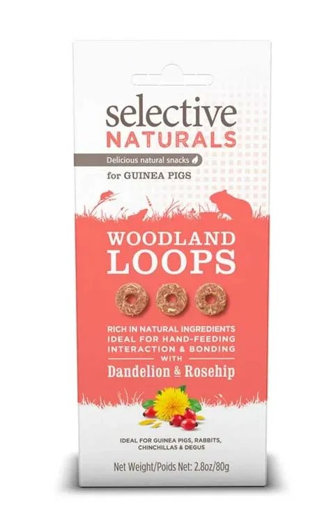 Science Selective Selective Naturals Treats Woodland Loops 80g