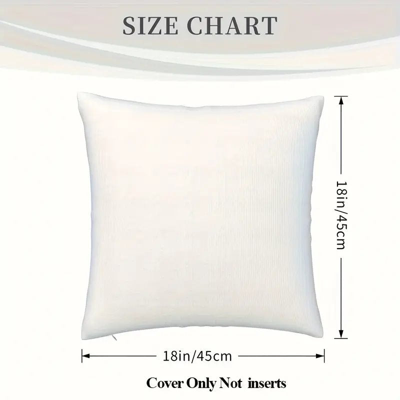 Comfy Flat Printed Pillow Cover Tan French Bulldog