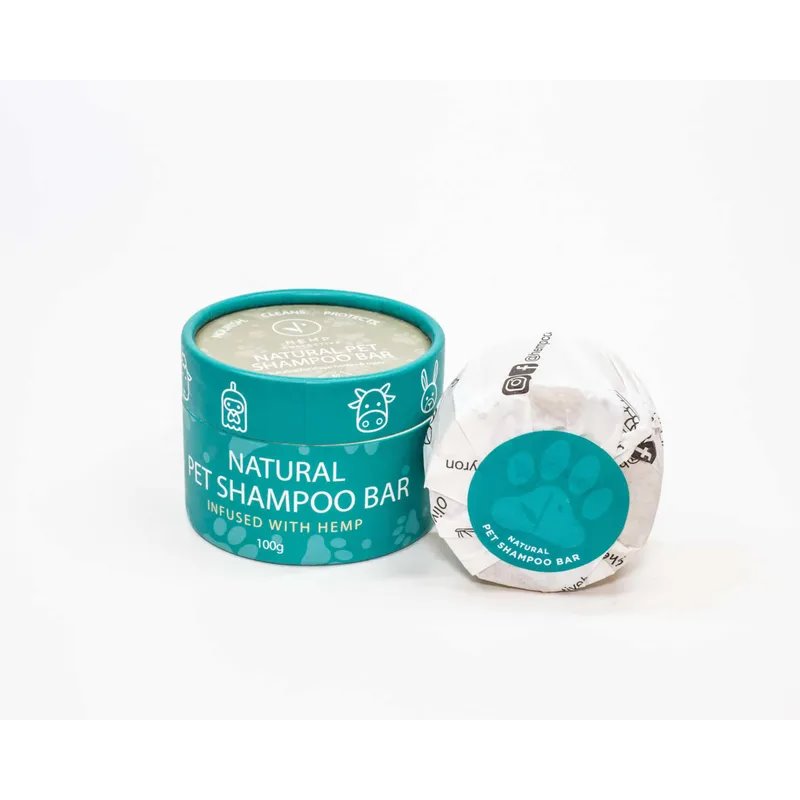 Hemp Collective Natural Pet Shampoo Bar 120g