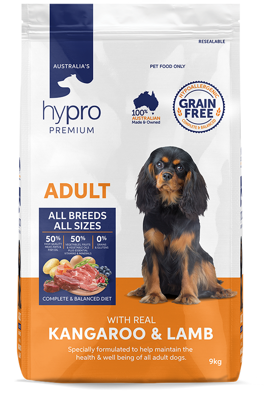 Hypro Premium Grain Free Kangaroo & Lamb Adult Dry Dog Food