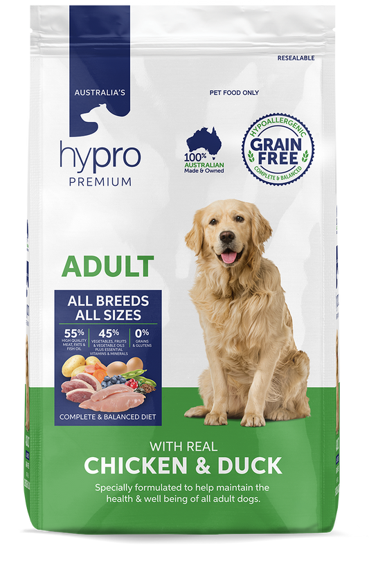 Hypro Premium Grain Free Chicken & Duck Adult Dry Dog Food