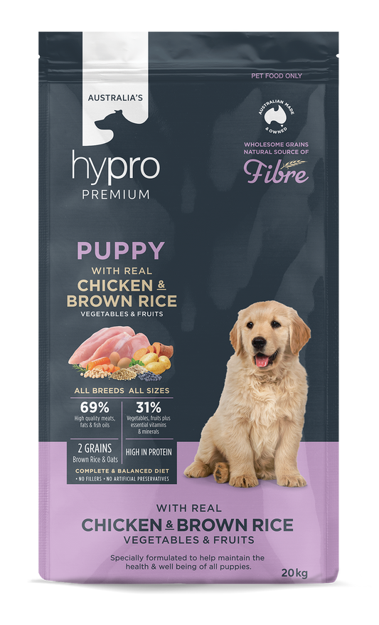 Hypro Premium Puppy & Whelping Wholesome Grains Chicken & Brown Rice Dry Dog Food