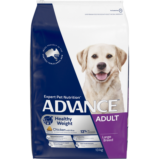 Advance Healthy Weight Adult Large Breed Chicken with Rice Dry Dog Food