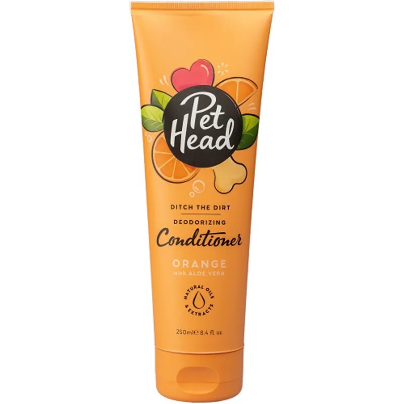 Pet Head Ditch the Dirt Deodorizing Deodorizing Conditioner Orange 250mL