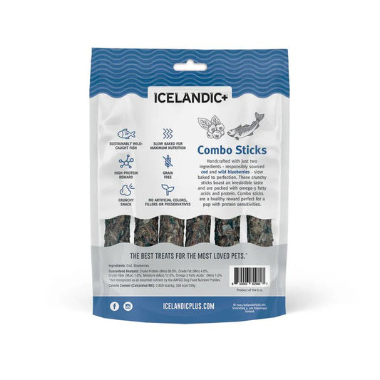 Icelandic+ Cod & Blueberry Combo Sticks
