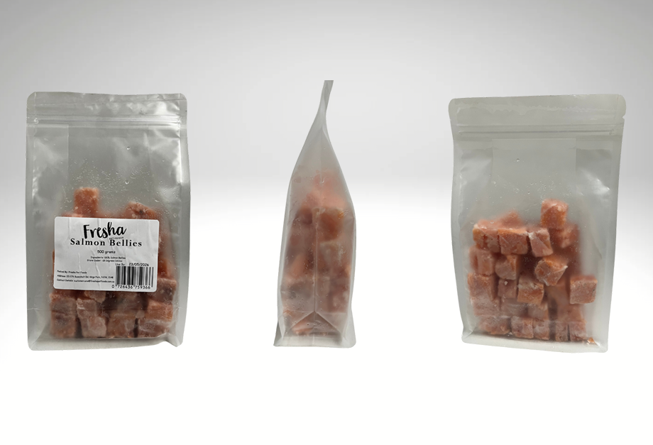 Fresha Salmon Belly Cubes 500g