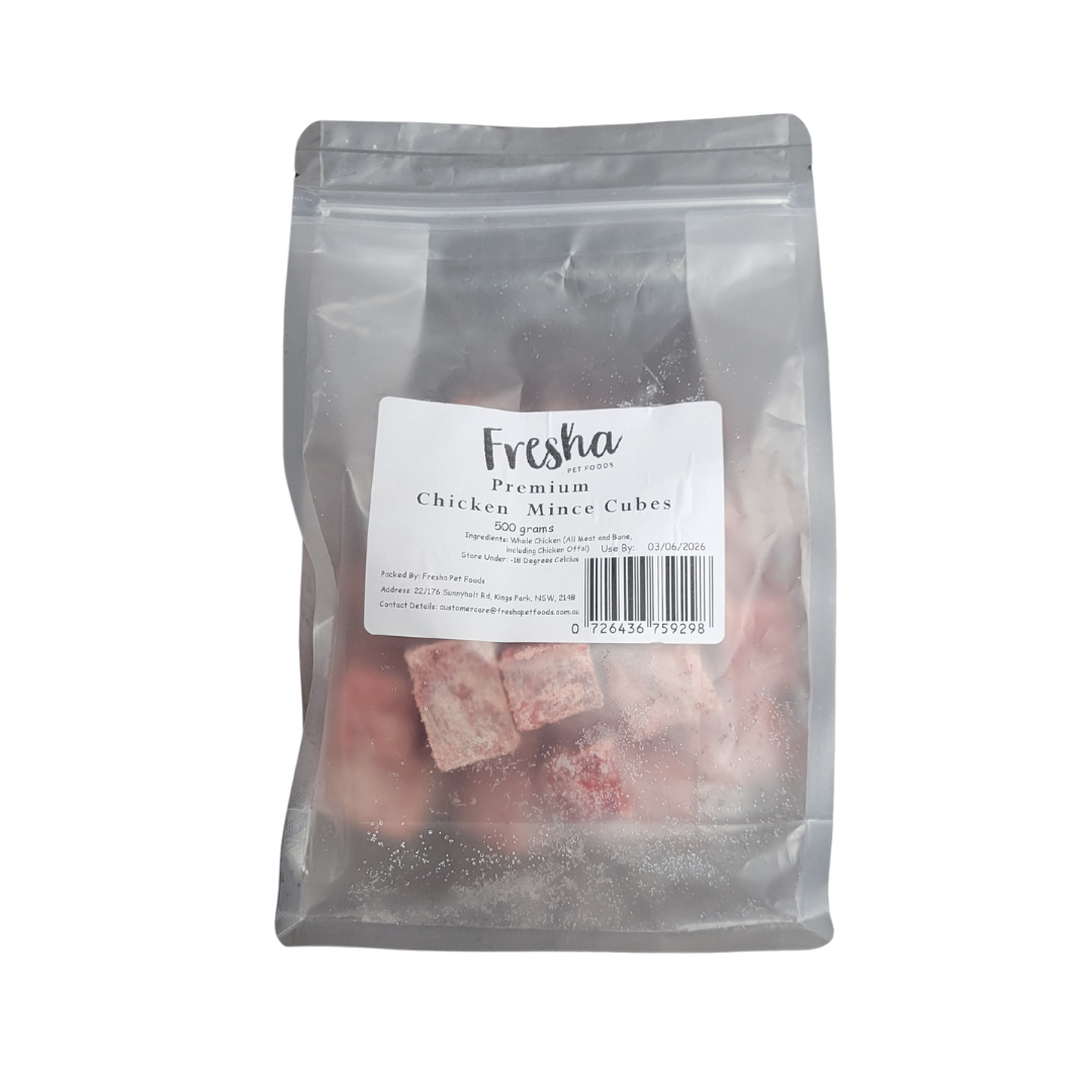 Fresha Premium Chicken Mince Cubes 500g