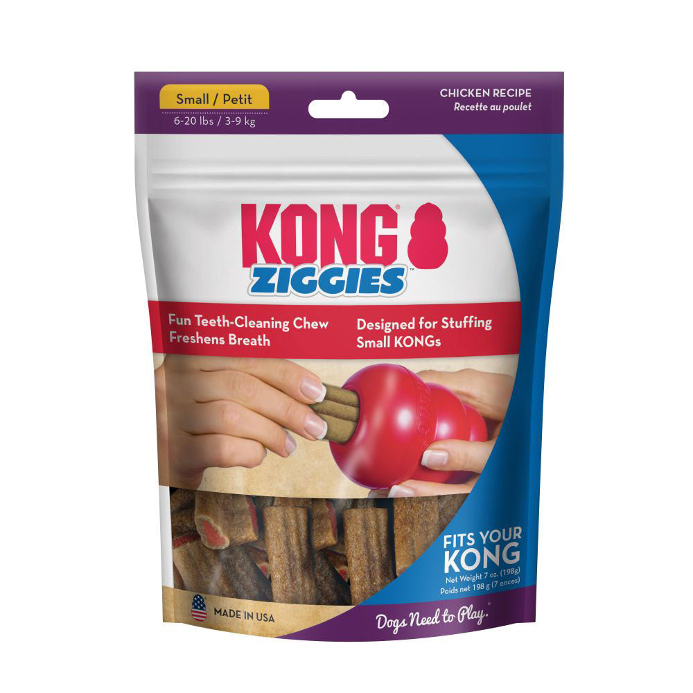 KONG Stuff N Adult Ziggies Small 12 Pack