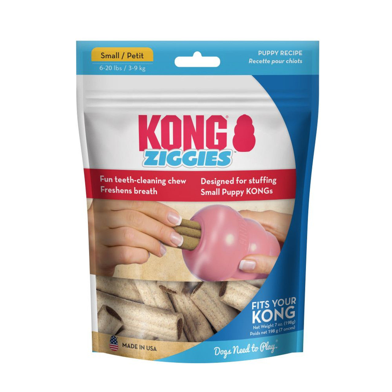 KONG Stuff N Puppy Ziggies Small 12 Pack