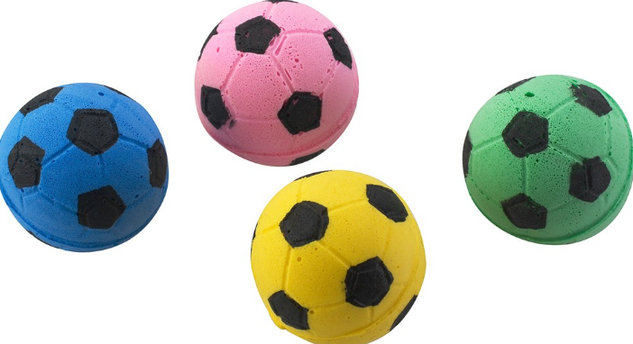 Cattitude Feline Care Soccerball Sponge 4cm