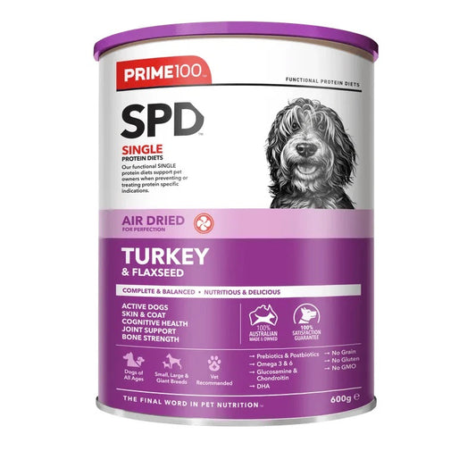 Prime100 SPD Air Dried Turkey & Flaxseed