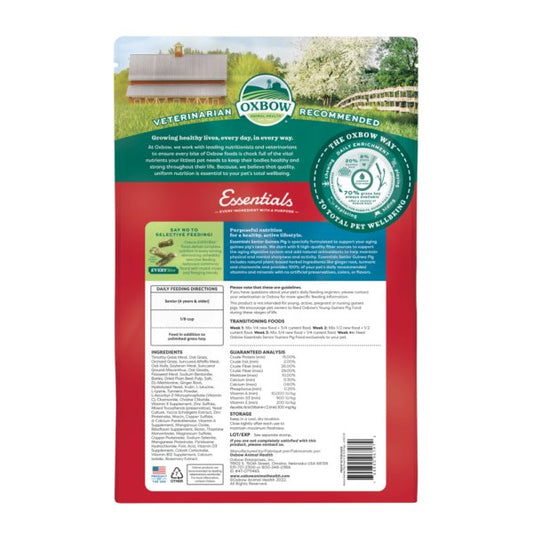 Oxbow Essentials Senior Guinea Pig Food