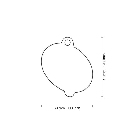 My Family Food Donut ID Tag